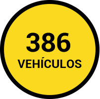 386 vehículos